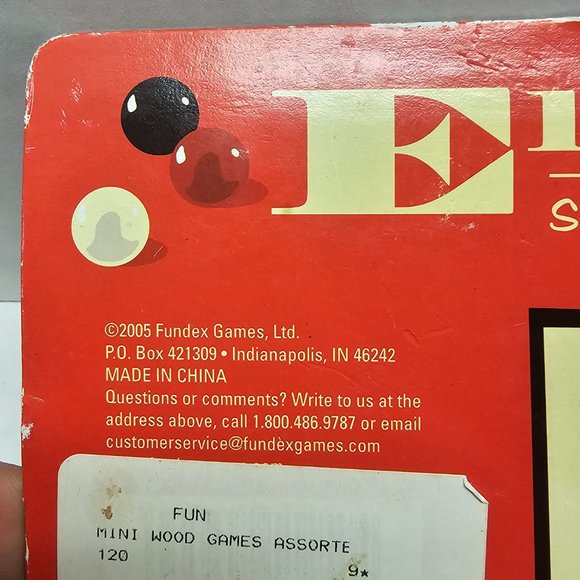 New 2005 Fundex Games Small Elimination Wood Marbles Dice Ages 5+ - Picture 9 of 11